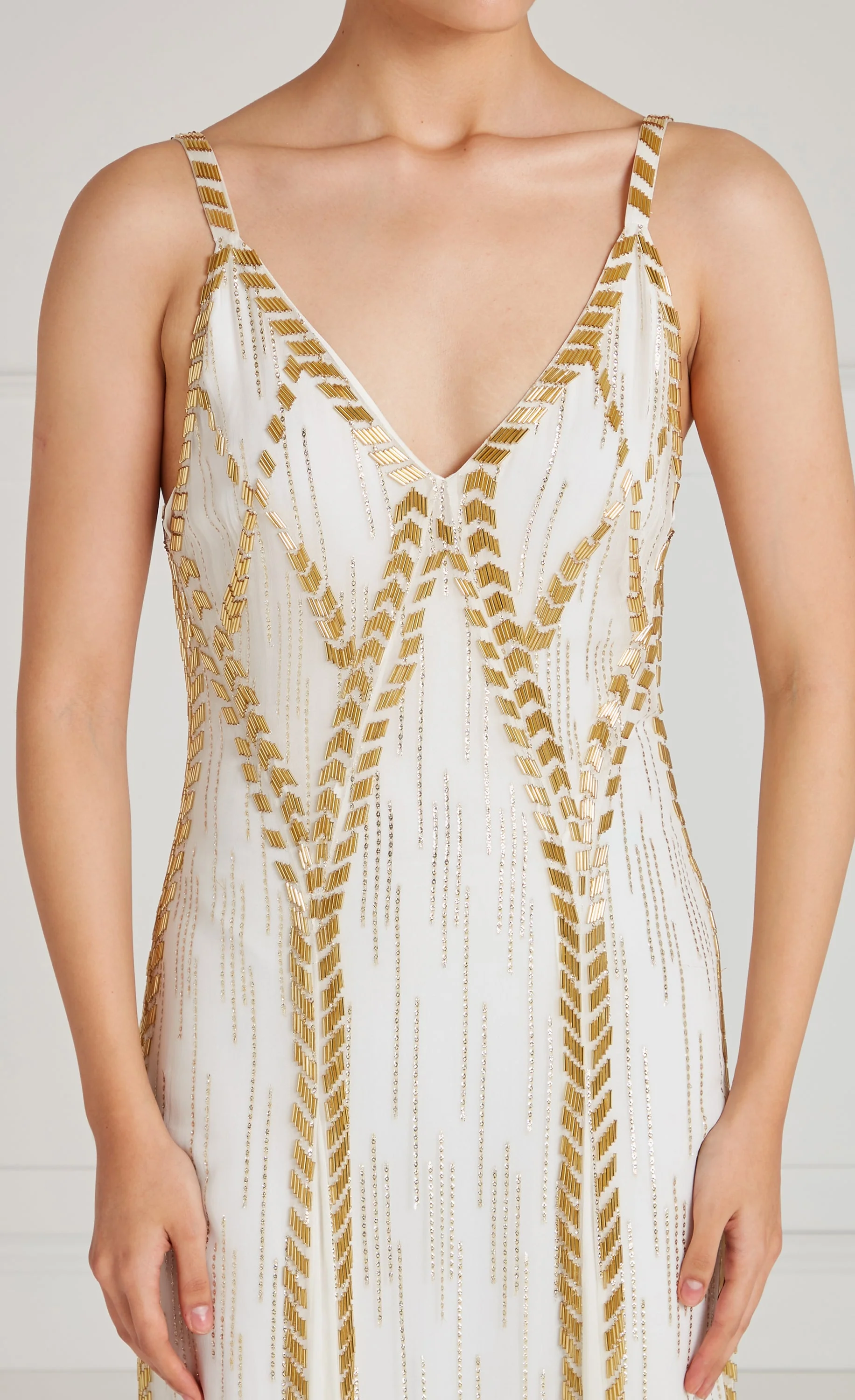Viola Strappy Dress - Ivory - Image 5