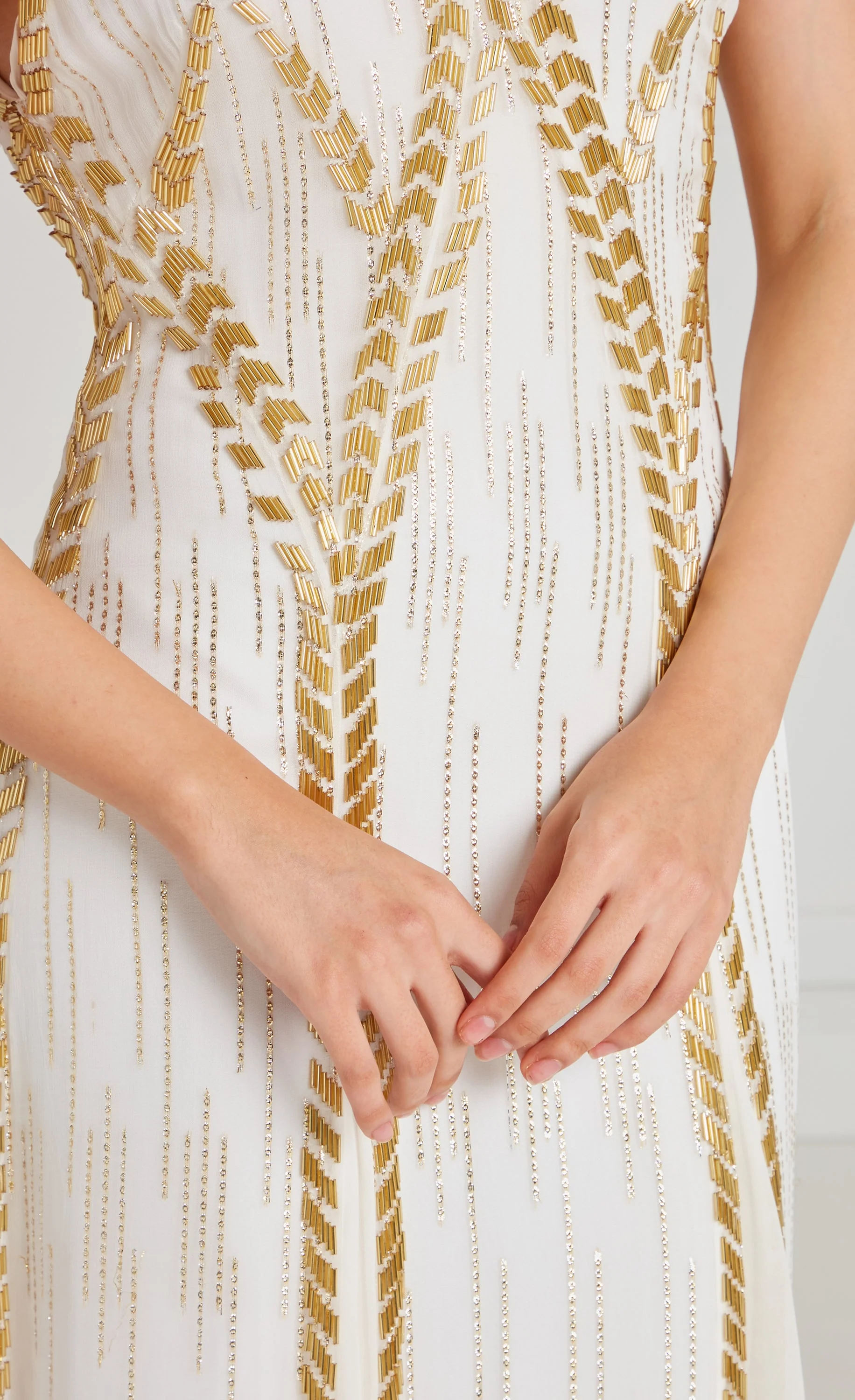 Viola Strappy Dress - Ivory - Image 6