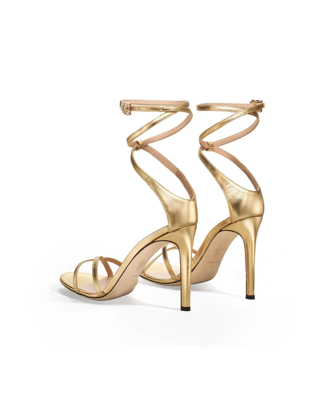 Vixen Strappy Sandals - Gold - Image 4