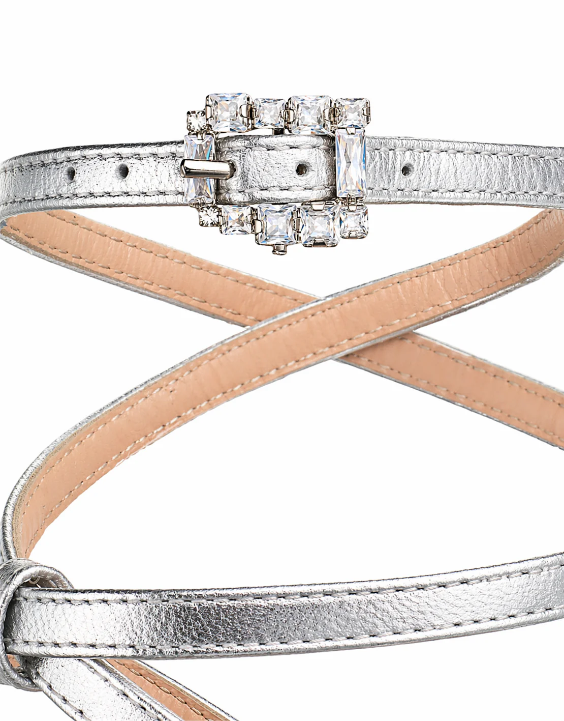 Vixen Strappy Sandals - Silver - Image 7