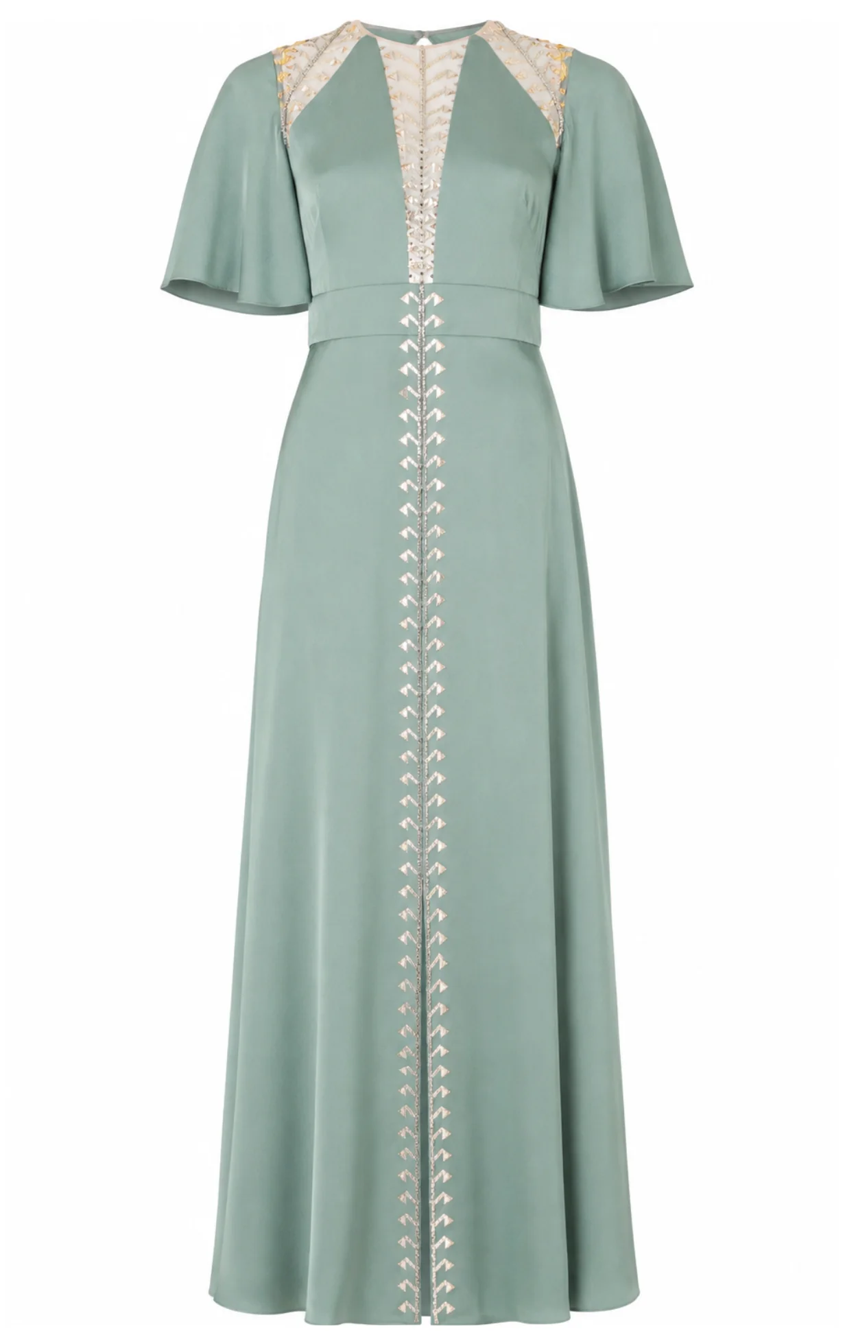 Wildlife Gown - Jade Green