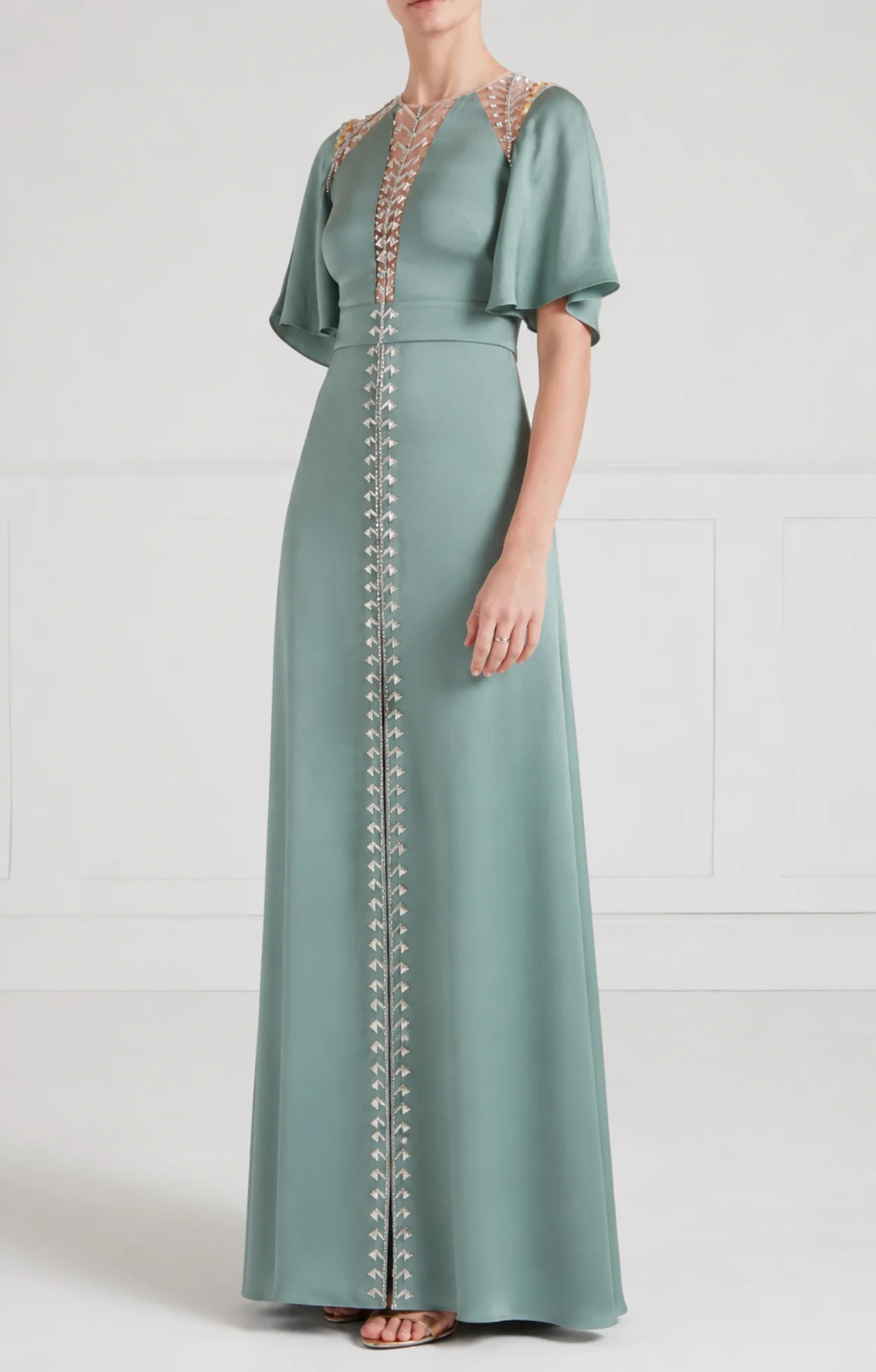 Wildlife Gown - Jade Green - Image 3