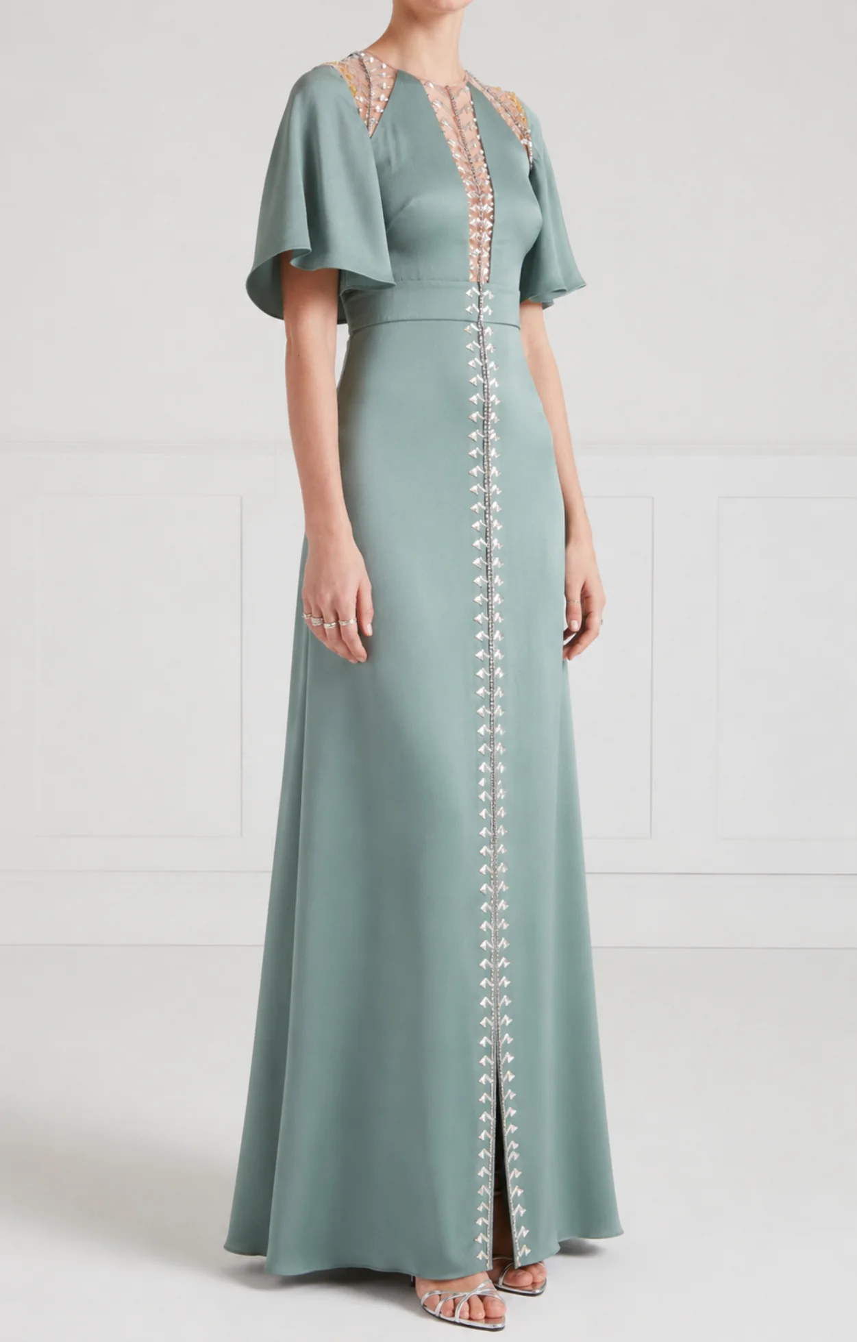 Wildlife Gown - Jade Green - Image 4